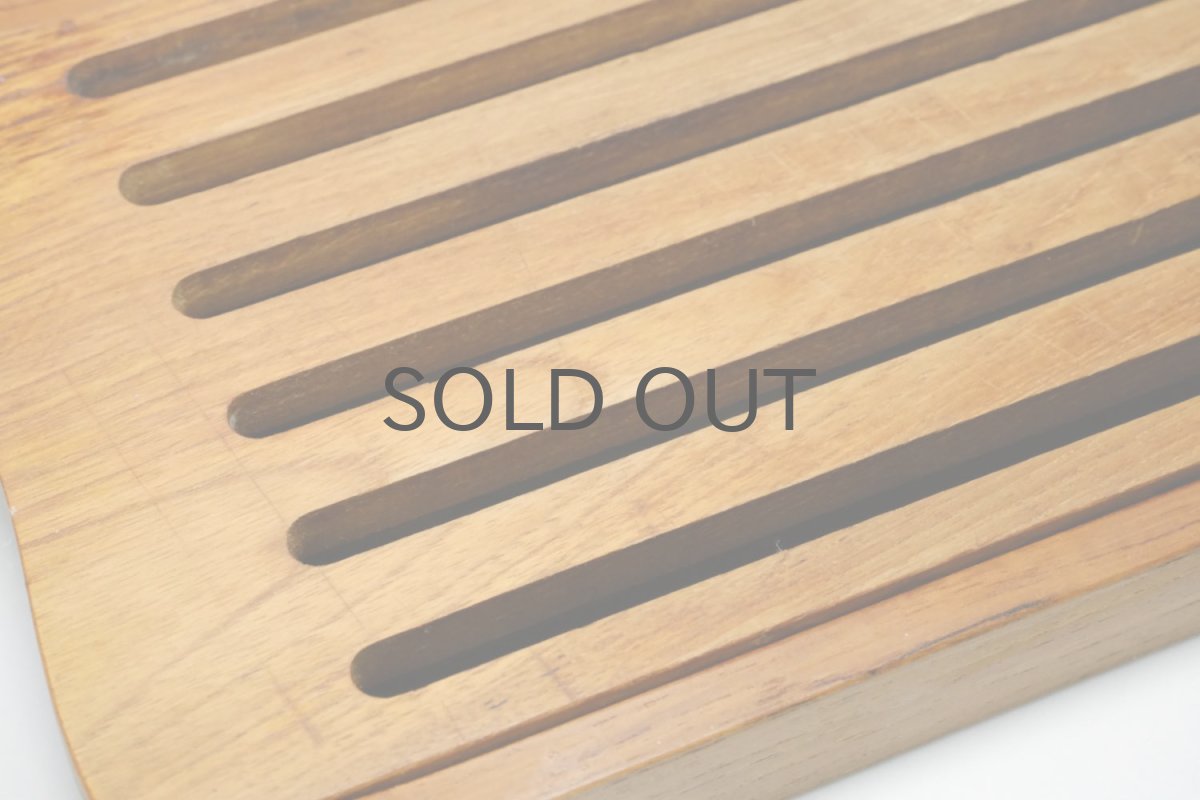 画像4: 北欧雑貨/スウェーデン/パン用カッティングボード/チーク/No.2 (4)
