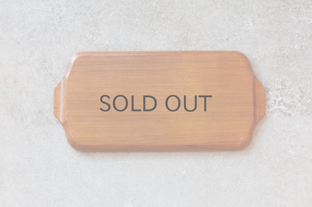 画像2: 北欧雑貨/チークトレイ/KARL HOLMBERG社製/35cm (2)