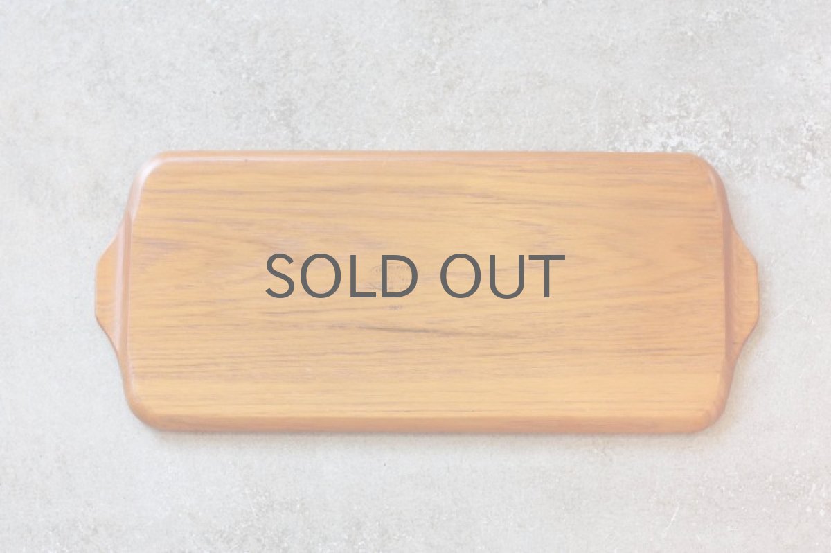 画像2: 北欧雑貨/チークトレイ/KARL HOLMBERG社製/45cm (2)