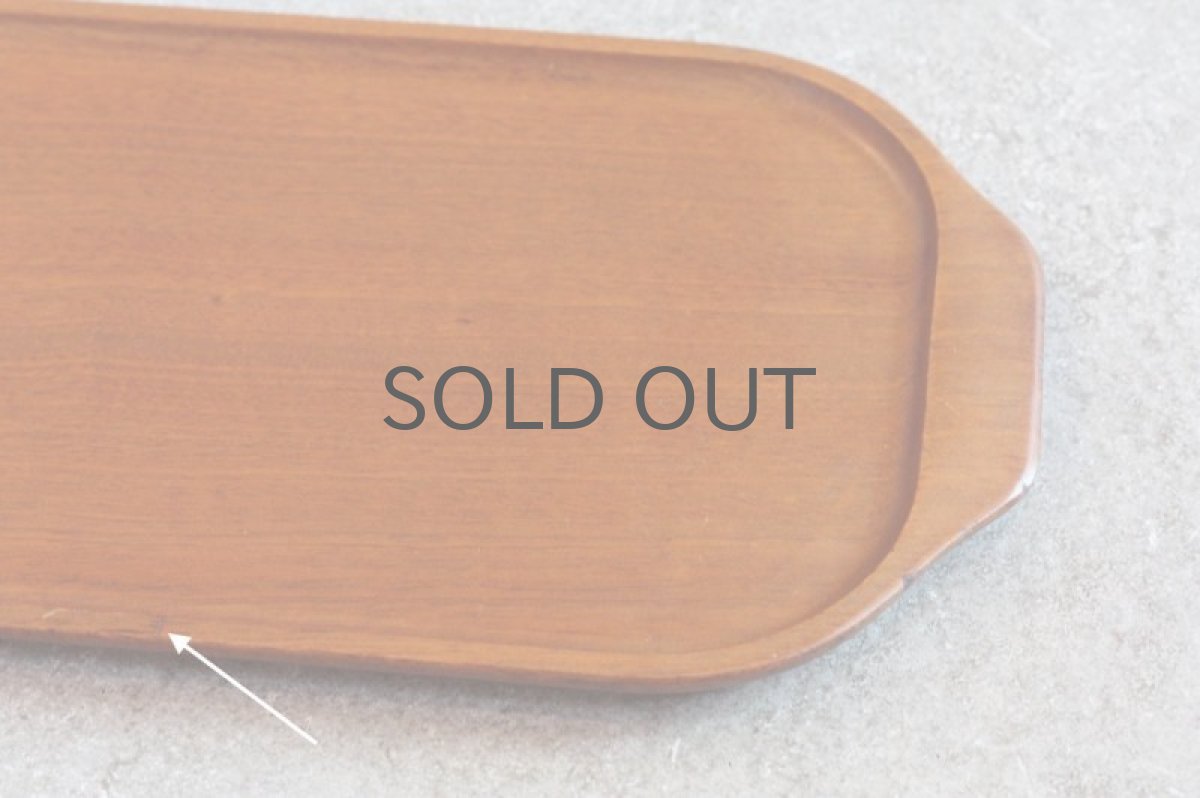 画像3: 北欧雑貨/チークトレイ/スウェーデン/51cm (3)