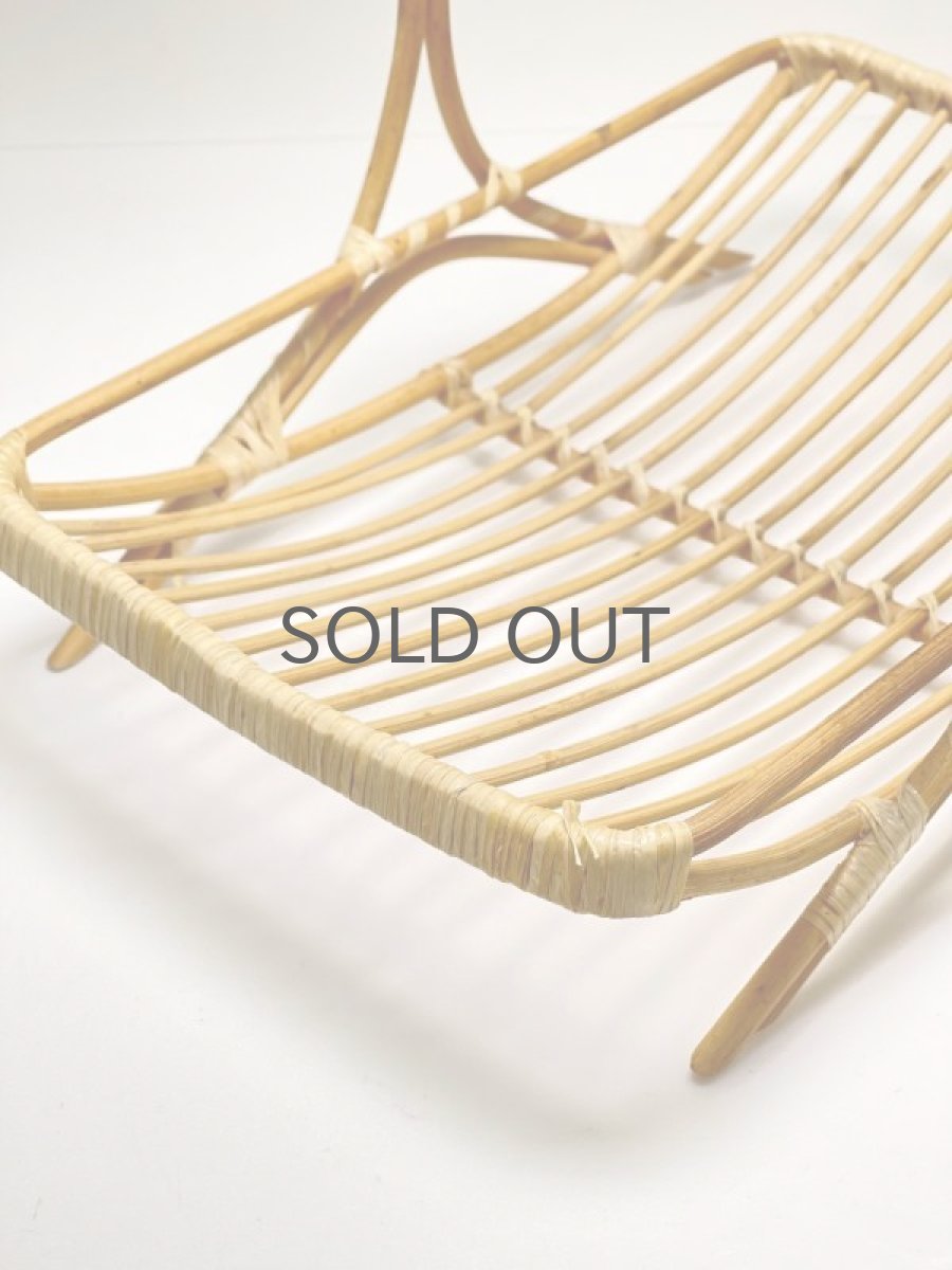 画像6: 北欧ビンテージ雑貨/北欧ハンドクラフト白樺/籐&ライフィ/果物トレイ (6)