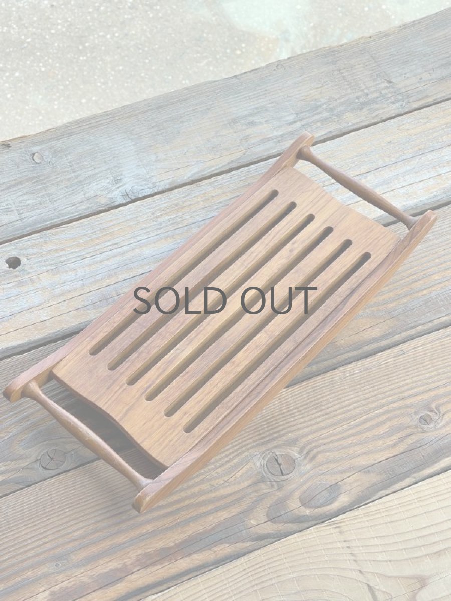 画像2: 北欧雑貨/スウェーデン/パン用カッティングボード/チーク (2)