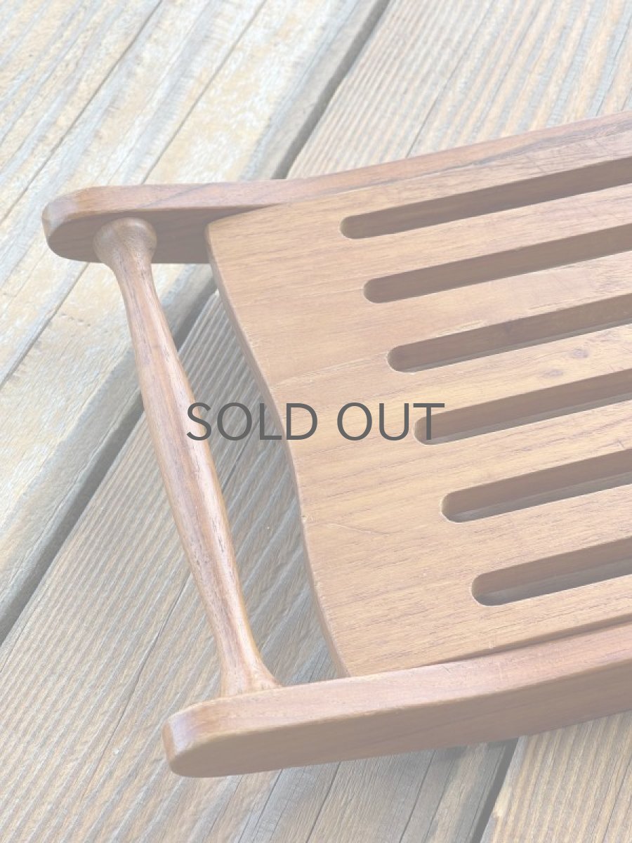 画像3: 北欧雑貨/スウェーデン/パン用カッティングボード/チーク (3)