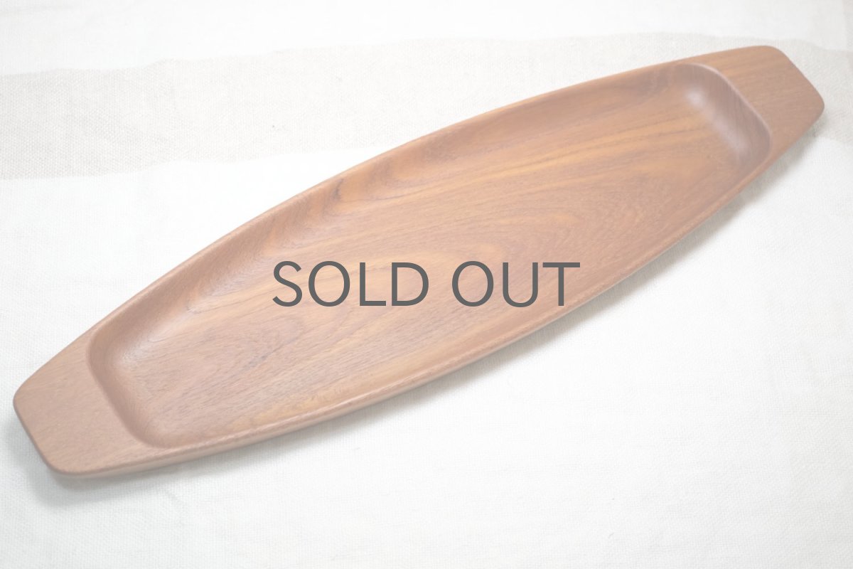 画像3: 北欧ビンテージ雑貨/デンマーク/SKJODE/ロングチークトレイ (3)