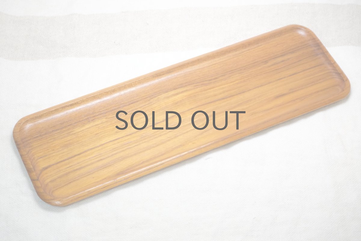 画像2: 北欧雑貨/チークトレイ/KARL HOLMBERG社製/45cm (2)