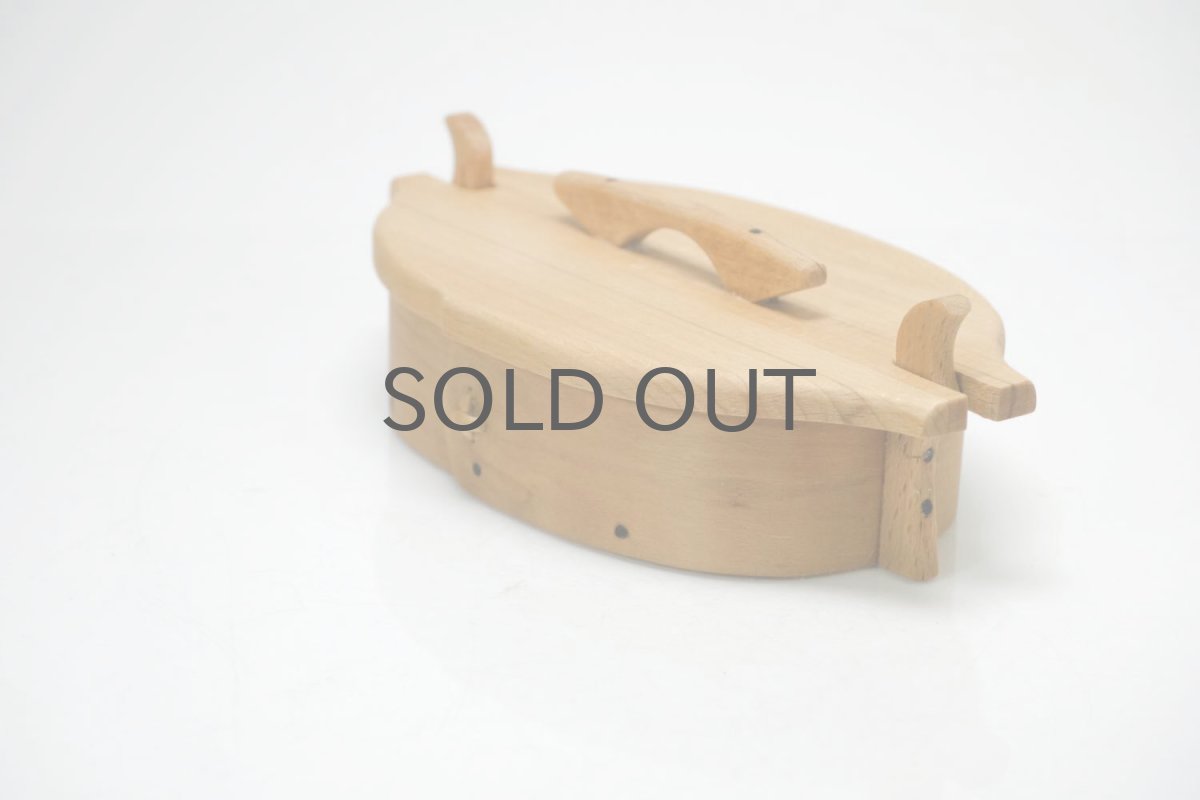 画像3: 北欧ビンテージ雑貨/北欧ハンドクラフト白樺小箱/スウェーデン製/No.3 (3)