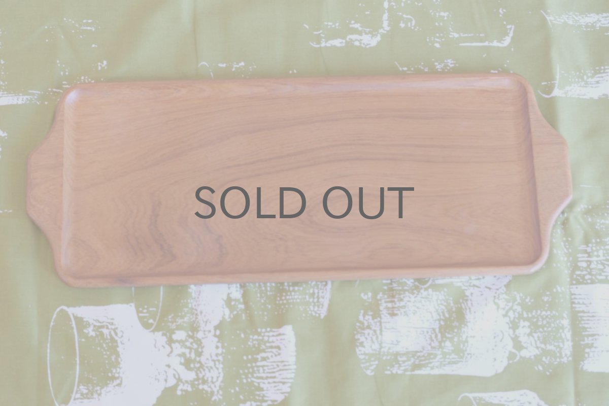 画像2: 北欧ビンテージ雑貨/チークトレイ/KARL HOLMBERG社製/55cm (2)