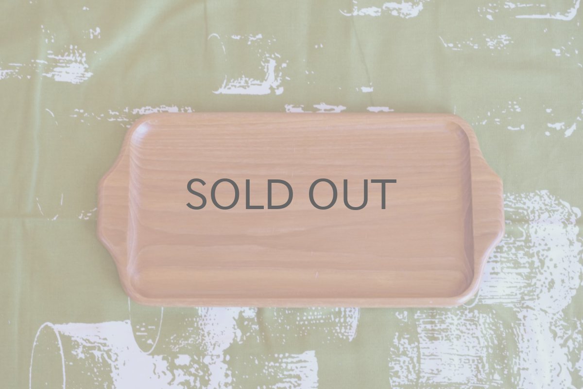 画像7: 北欧ビンテージ雑貨/チークトレイ/KARL HOLMBERG社製/35cm (7)