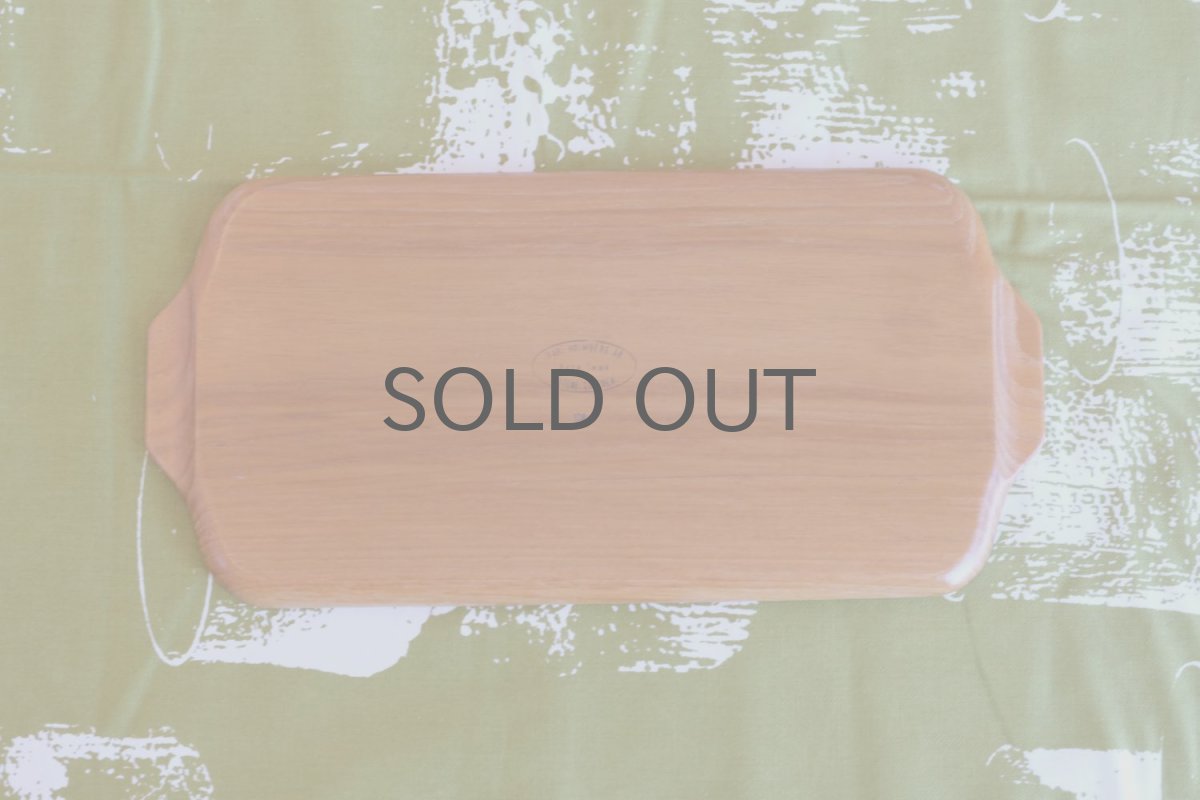 画像6: 北欧ビンテージ雑貨/チークトレイ/KARL HOLMBERG社製/35cm (6)