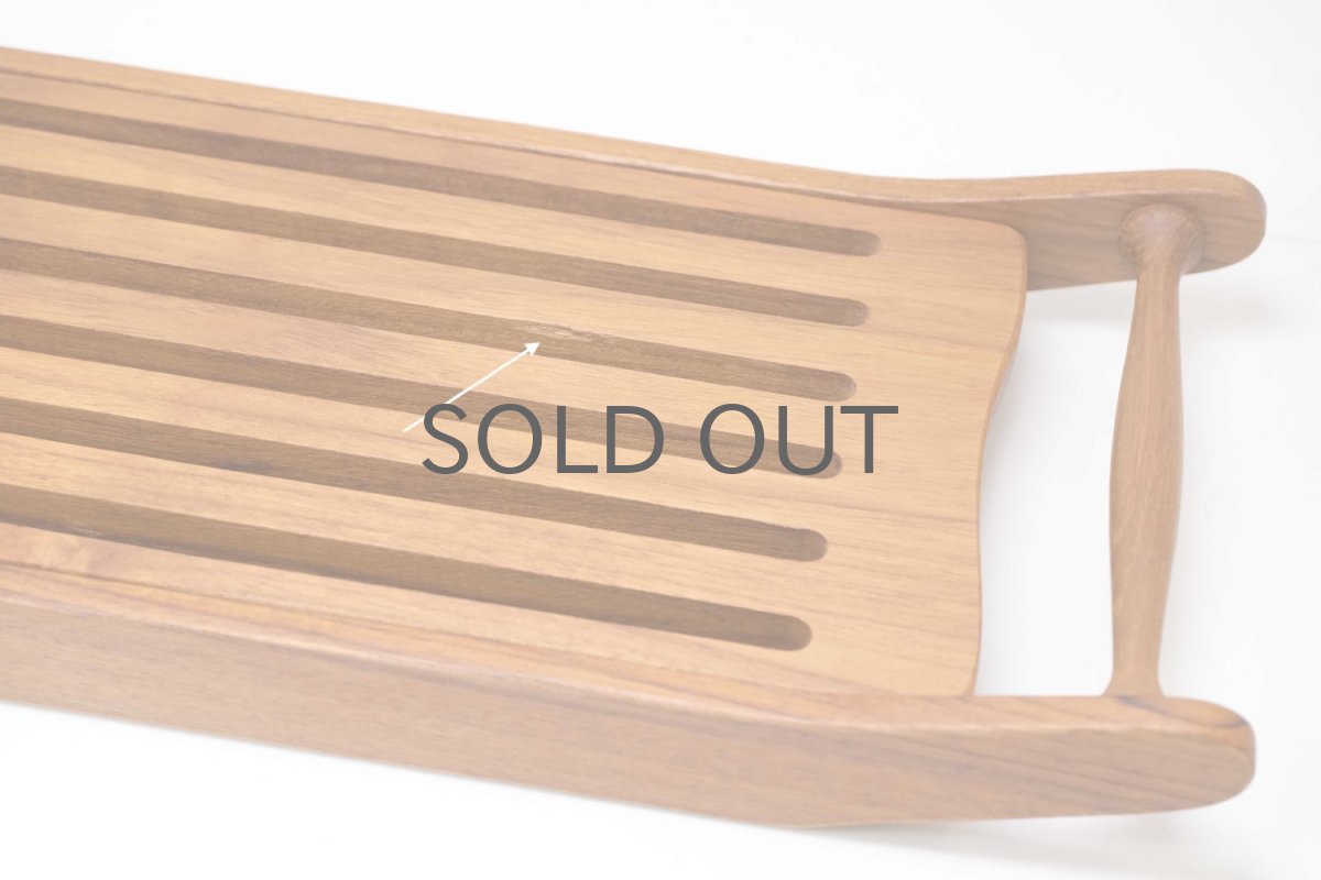 画像4: 北欧雑貨/スウェーデン/パン用カッティングボード/チーク (4)