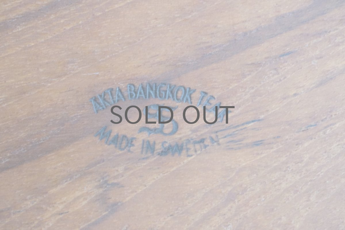 画像7: 北欧雑貨/チークトレイ/スウェーデン/SS/三角タイプトレイ/54cm (7)