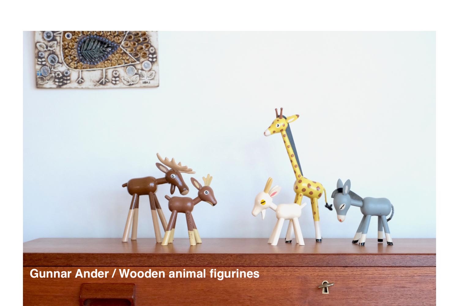 Gunnar Ander/グンナー アンデル/木製動物