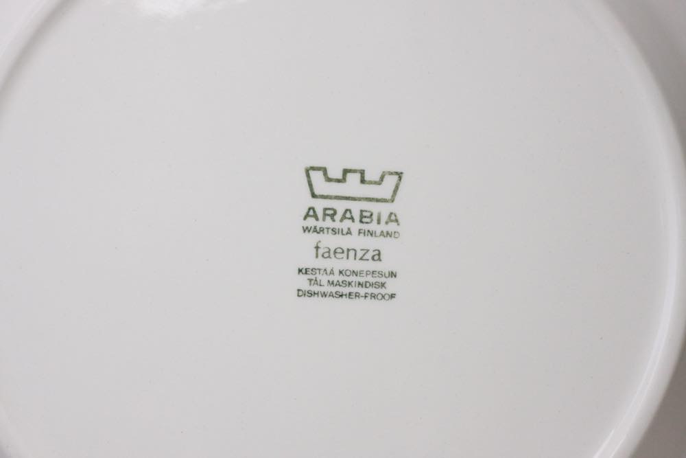 ARABIA/アラビア/ Faenza/ファエンツァ/ディナープレート ARABIA/アラビア/ Faenza/ファエンツァ/ディナープレート